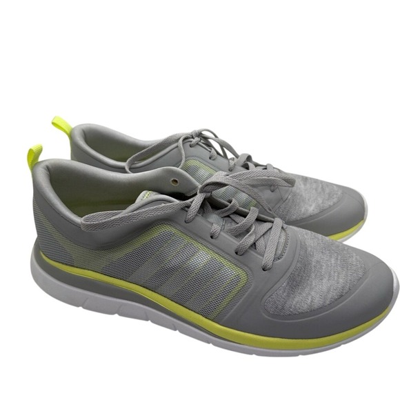 adidas Shoes - Adidas NEO Label Grey Yellow Mesh Athletic Sneakers Womens 9.5 F98826
